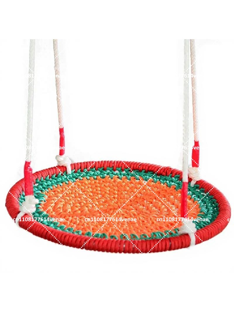 Outdoor Round Disc Swing for K - مراجعة Kids Outdoor Nest Swing وسعره