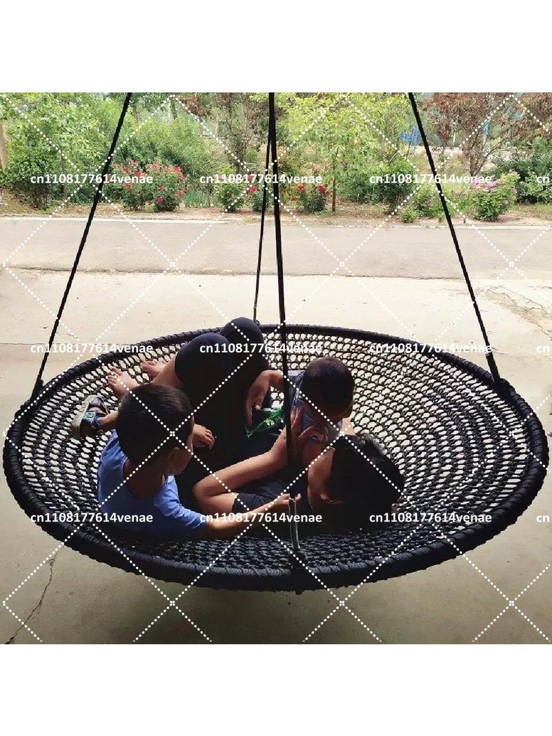 Outdoor Round Disc Swing for K - مراجعة Kids Outdoor Nest Swing وسعره