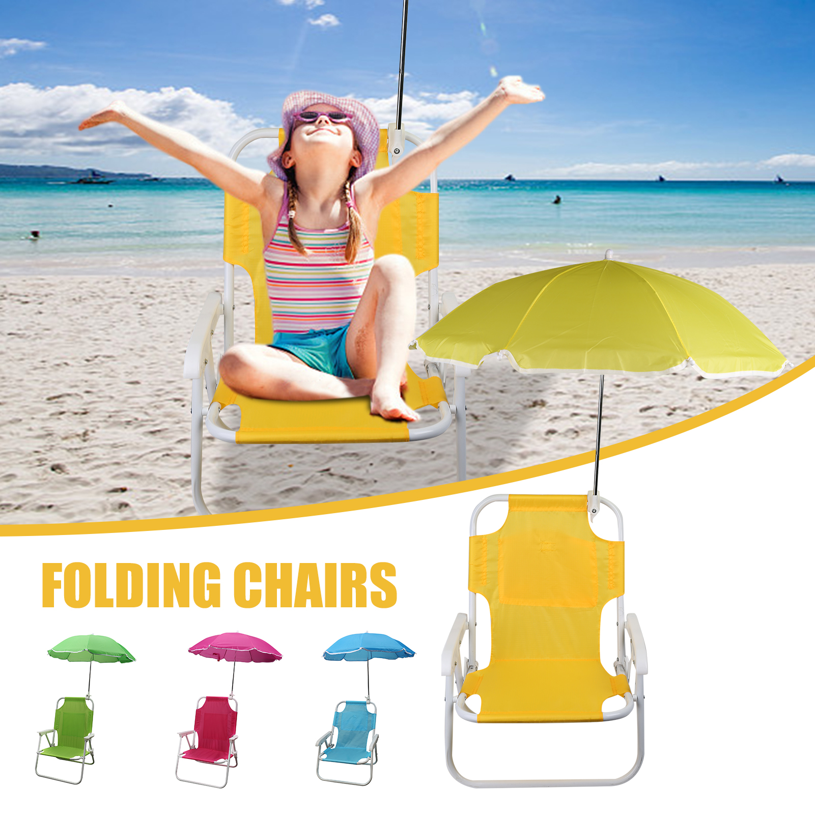 Beach Chairs and Umbrellas Out - مراجعة Kids Outdoor Folding Chair وسعره