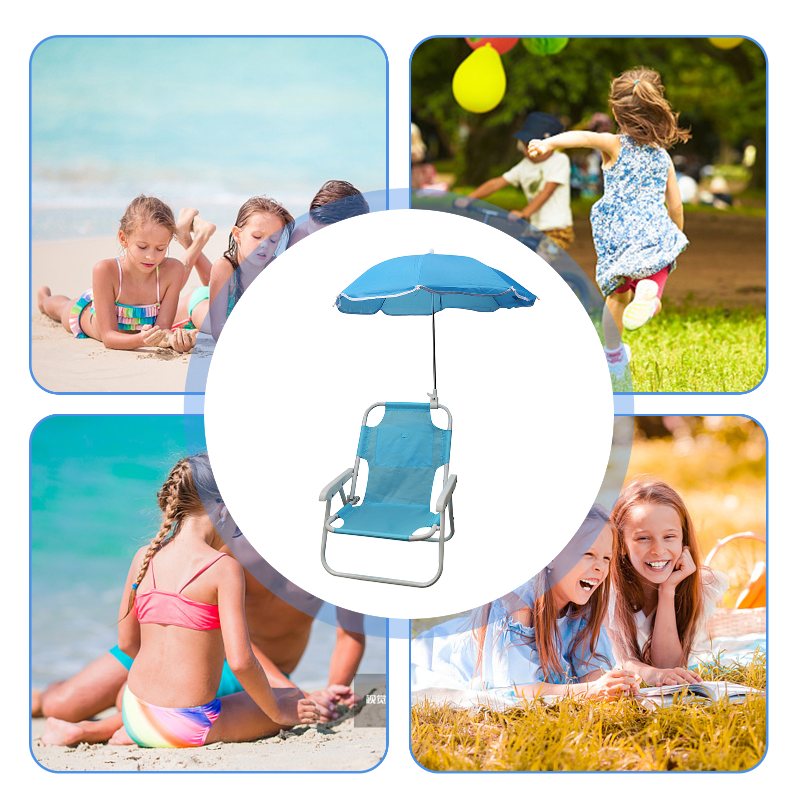 Beach Chairs and Umbrellas Out - مراجعة Kids Outdoor Folding Chair وسعره
