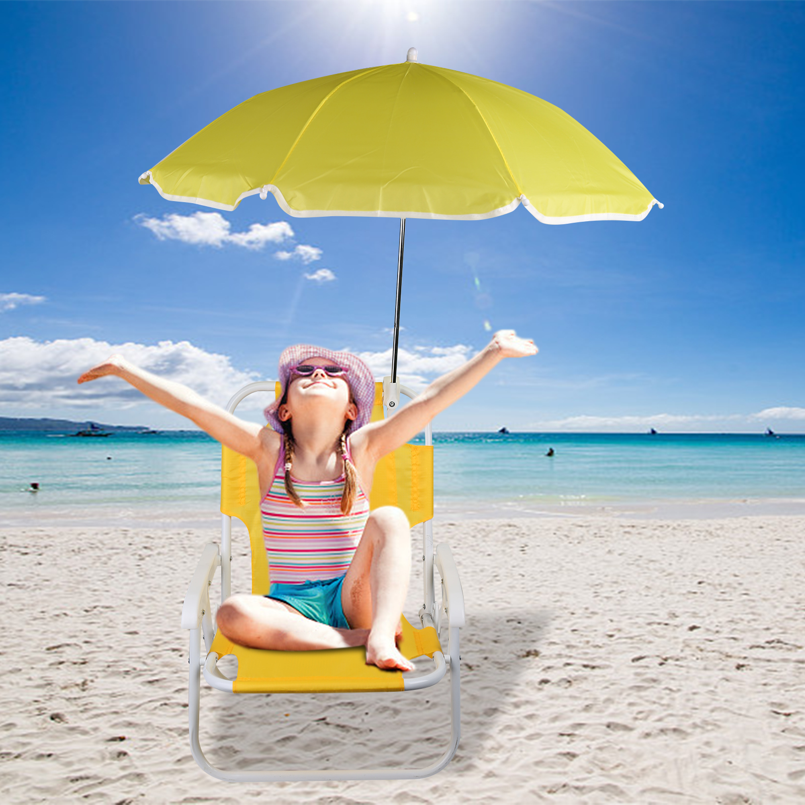 Beach Chairs and Umbrellas Out - مراجعة Kids Outdoor Folding Chair وسعره