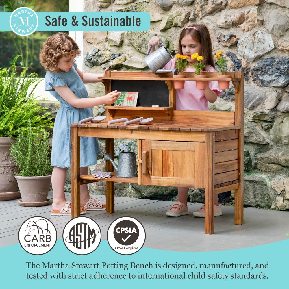 Kids Outdoor Potting Bench Woo - مراجعة Kids Outdoor Chalkboard وسعره