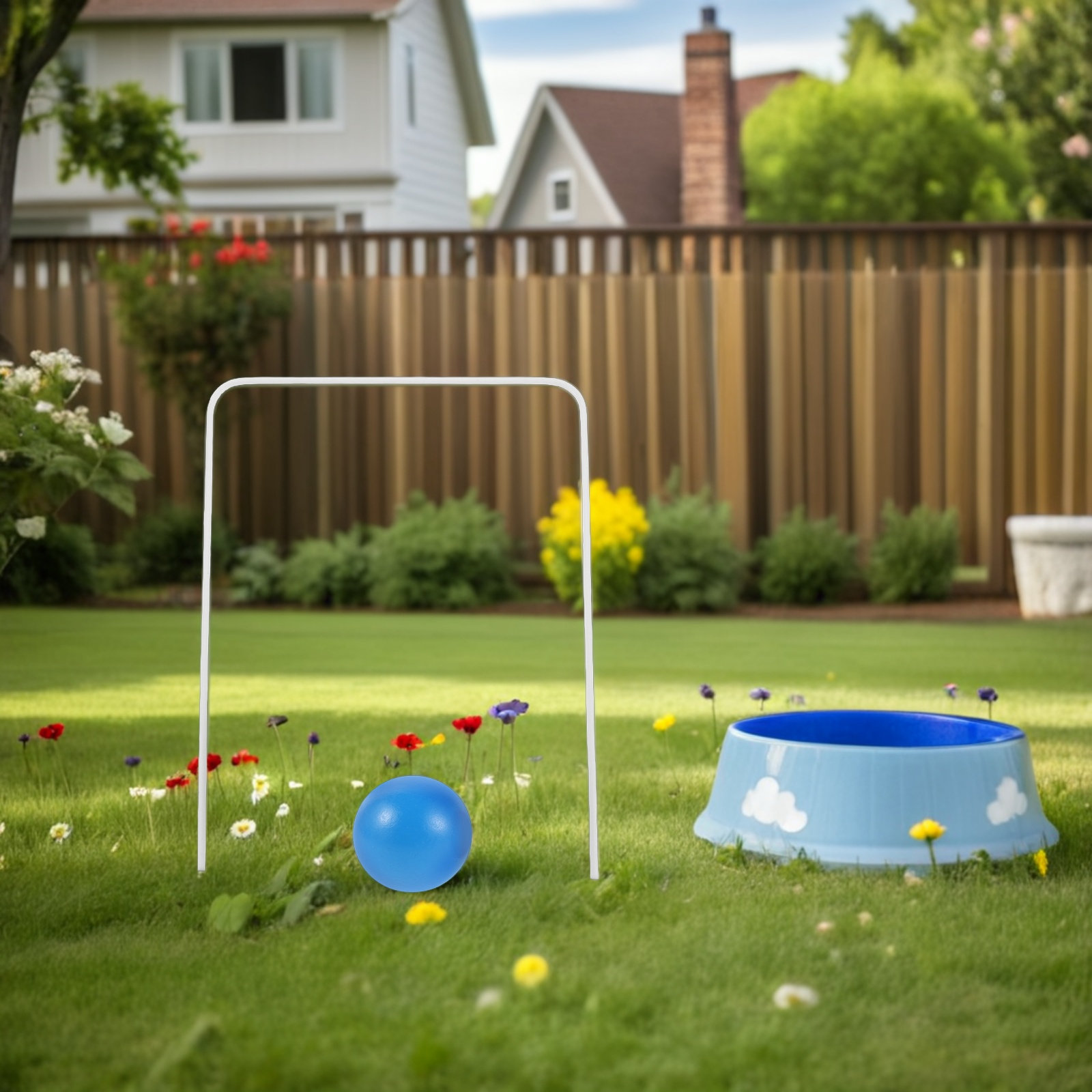 1Set Croquet Game Kit Kids Woo - مراجعة Kids Outdoor Garden Set وسعره