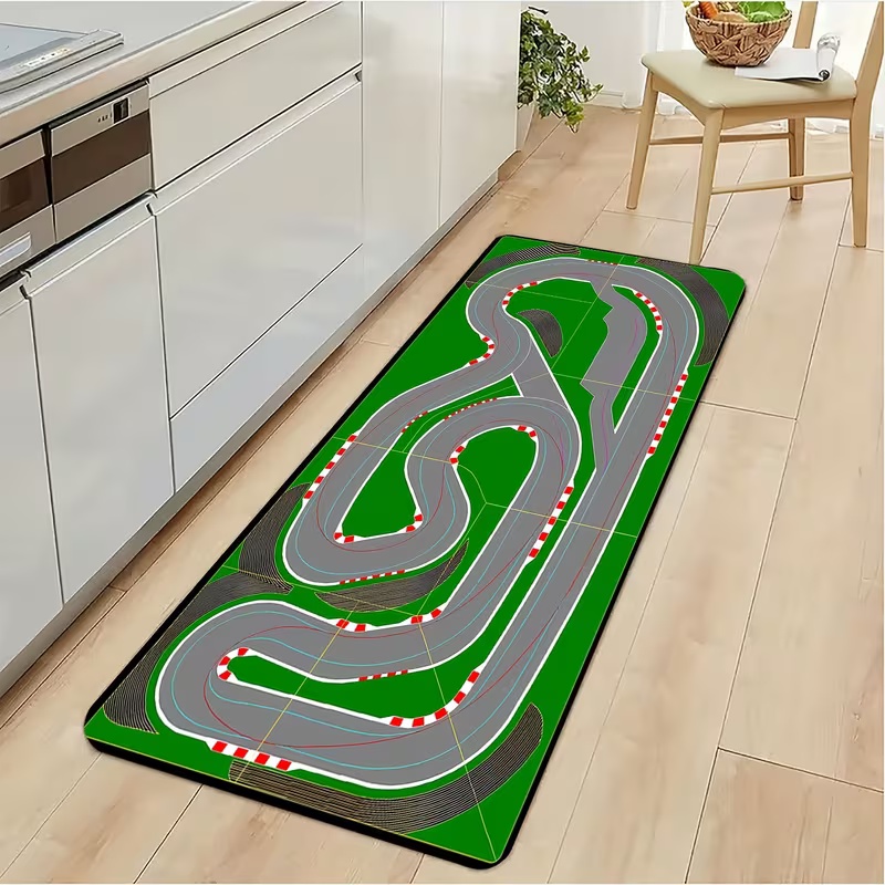 3D Racing Track Play Mat Color - مراجعة Kids Outdoor Treehouse وسعره