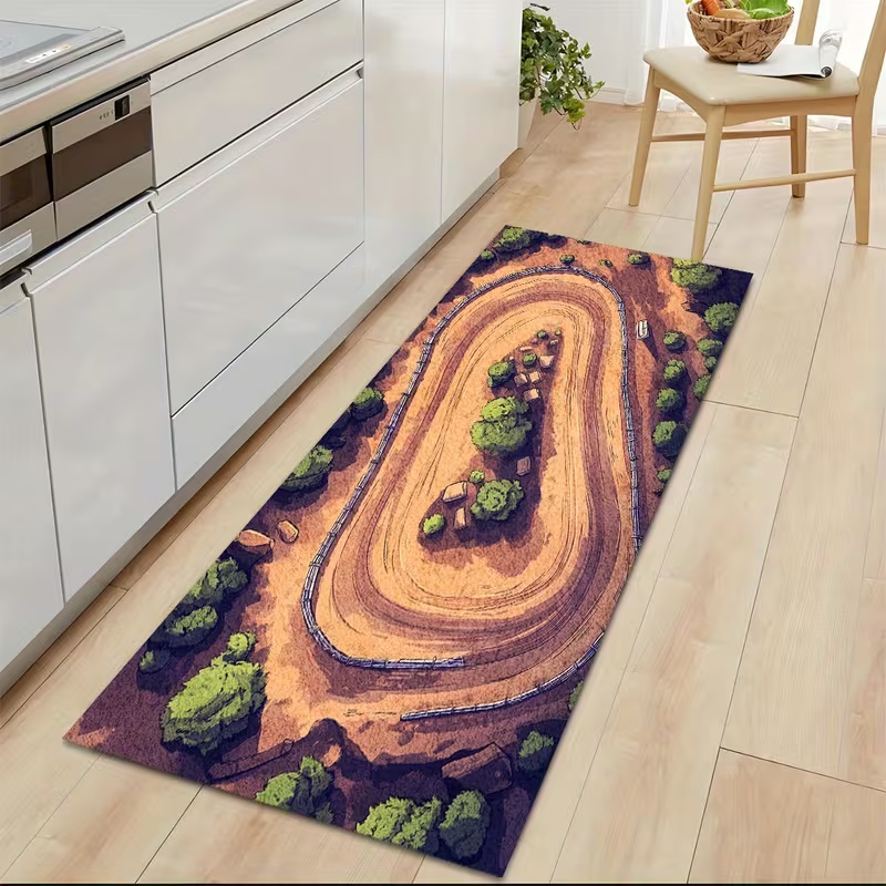 3D Racing Track Play Mat Color - مراجعة Kids Outdoor Treehouse وسعره