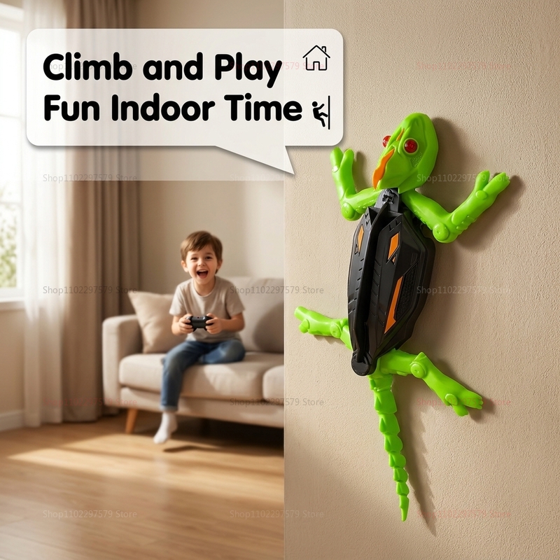 Smart Wall Climbing Lizard Toy - مراجعة Kids Outdoor Climbing Wall وسعره