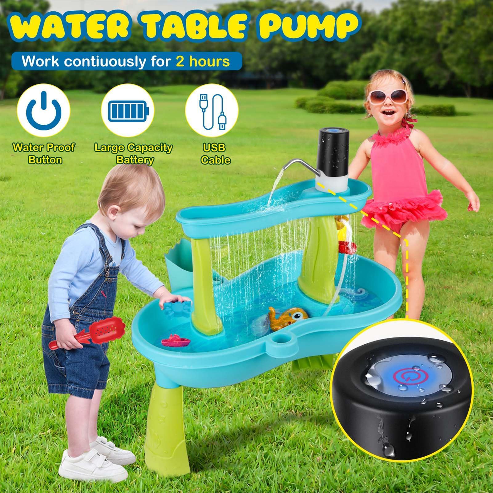 Small Cordless Rechargeable Wa - مراجعة Kids Outdoor Water Table وسعره