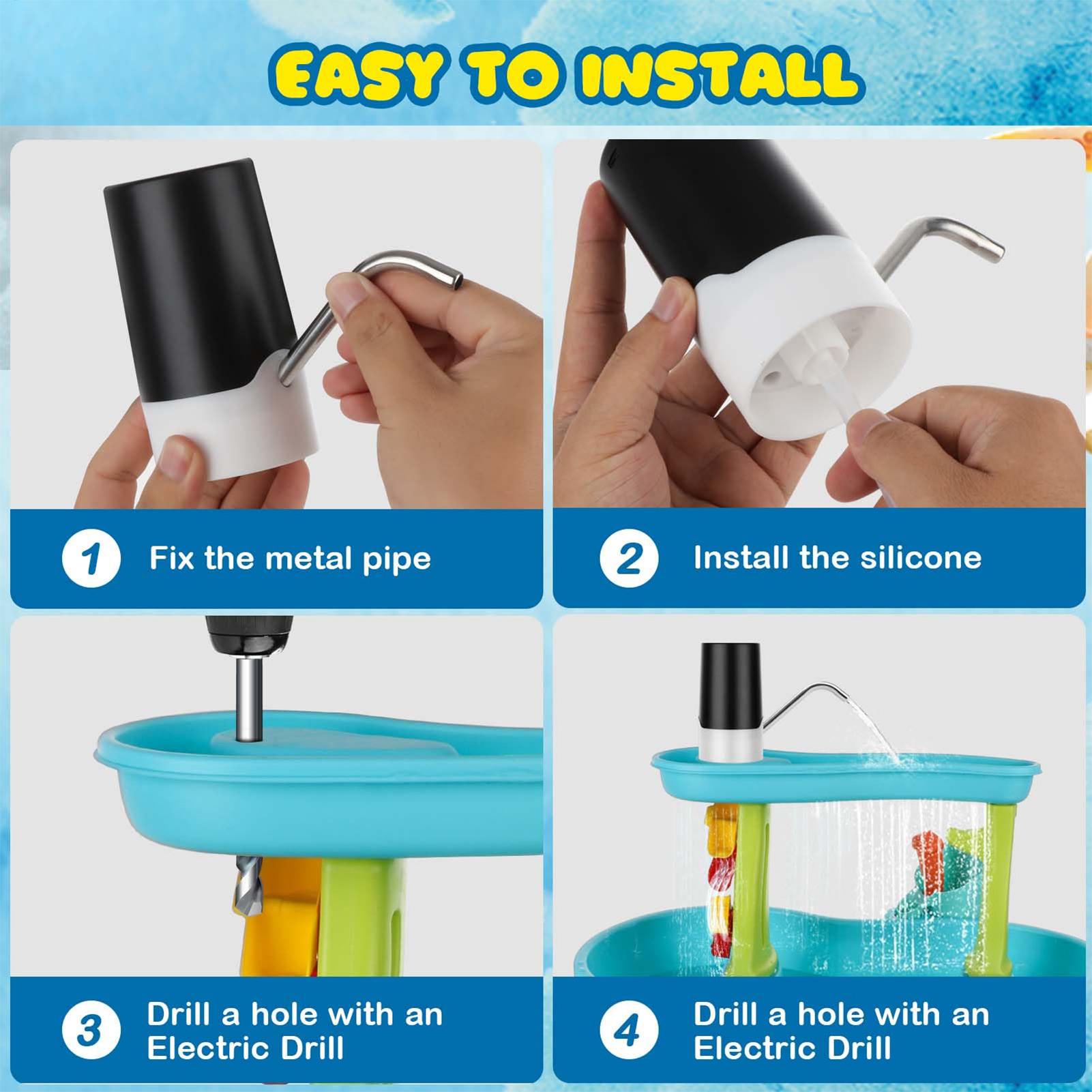 Small Cordless Rechargeable Wa - مراجعة Kids Outdoor Water Table وسعره