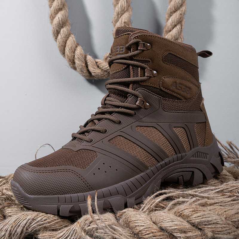 Men Tactical Boots Lace Up Des - مراجعة Kids Outdoor Jumping وسعره