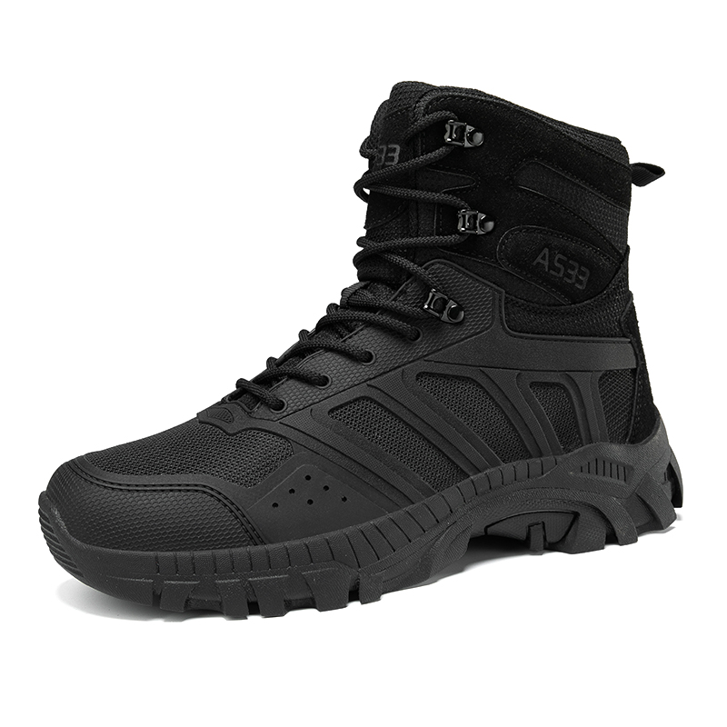 Men Tactical Boots Lace Up Des - مراجعة Kids Outdoor Jumping وسعره