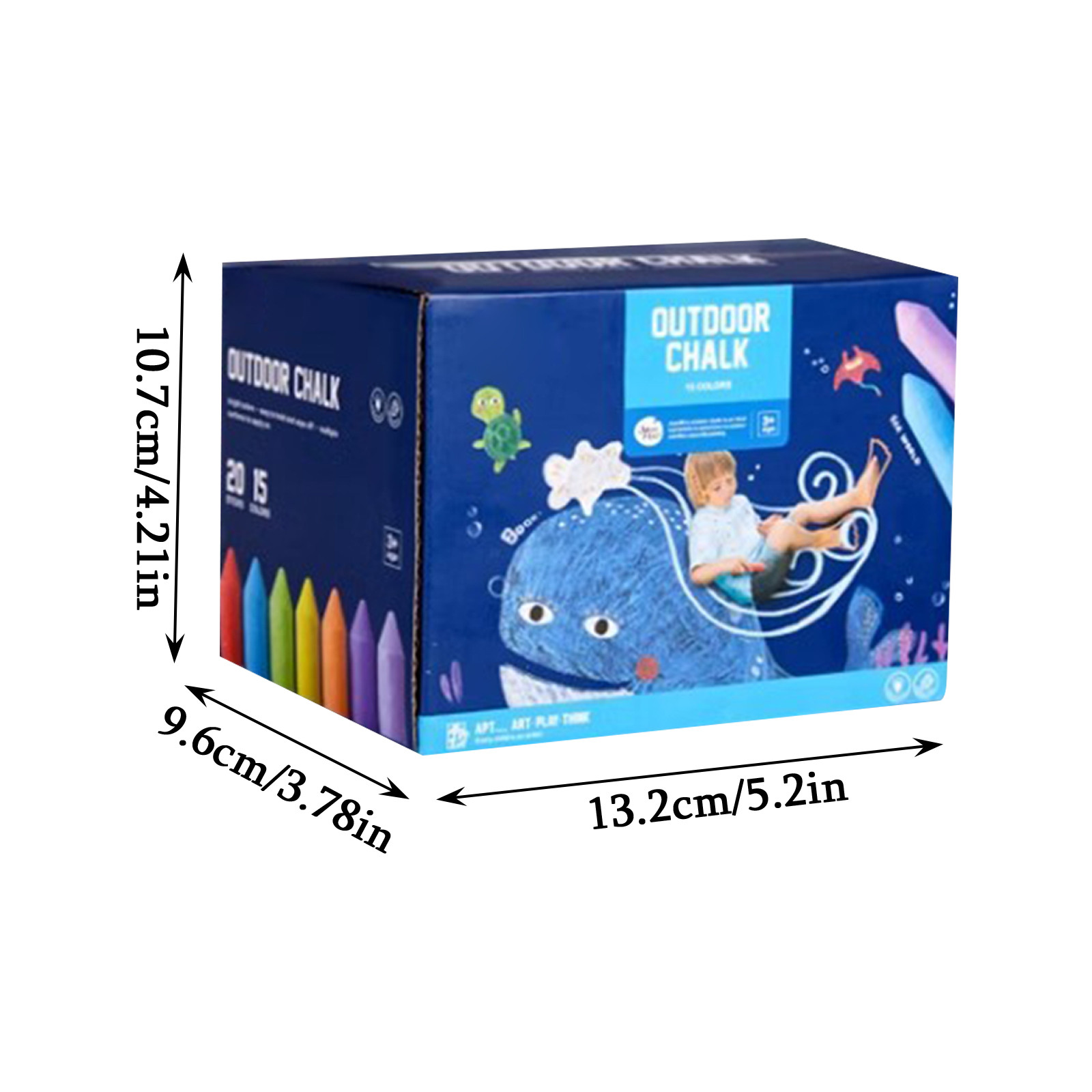 Washable Jumbo Sidewalk Colors - مراجعة Kids Outdoor Chalkboard وسعره