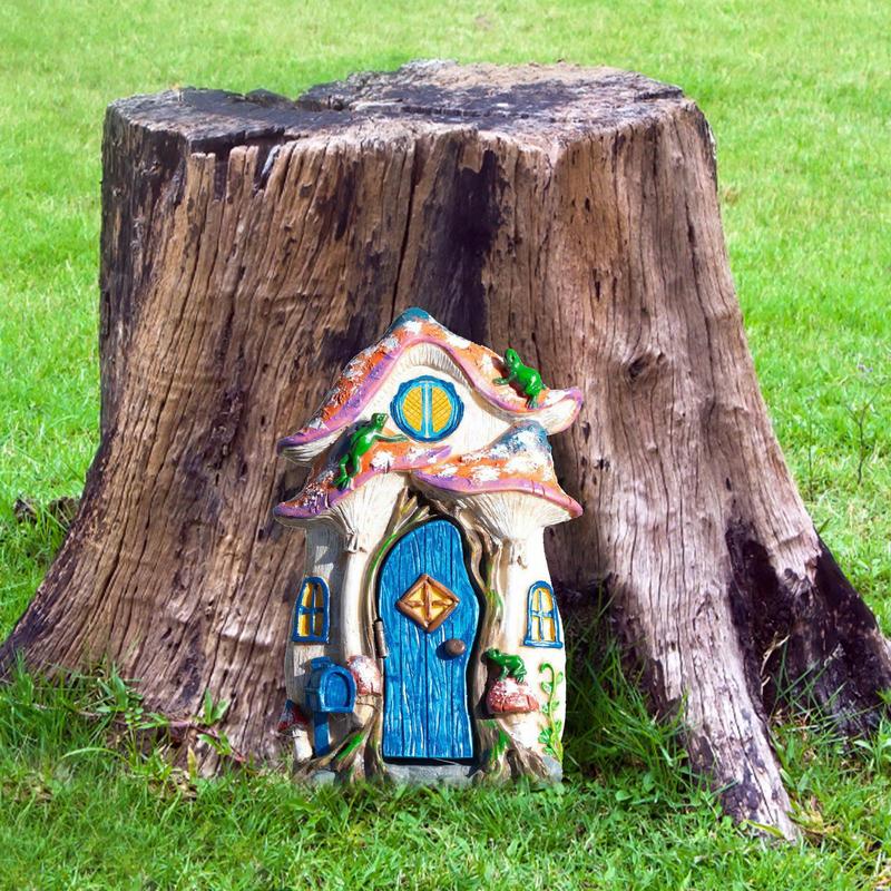 Fairy Garden House Wooden Tree - مراجعة Kids Outdoor Fairy Garden وسعره