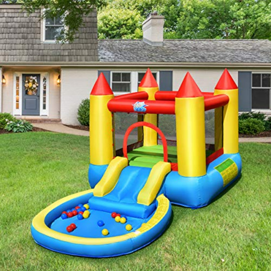 Outdoor backyard inflatable bo - مراجعة Kids Outdoor Jumping وسعره