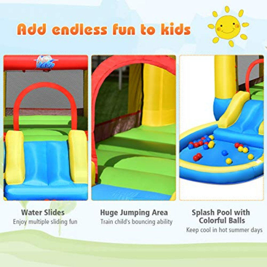 Outdoor backyard inflatable bo - مراجعة Kids Outdoor Jumping وسعره