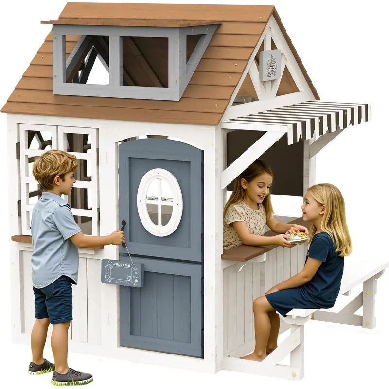Albott Kids Outdoor Wooden Pla - مراجعة Kids Outdoor Chalkboard وسعره