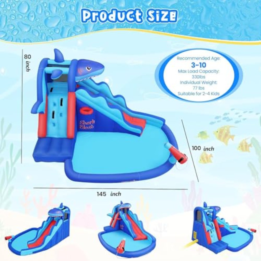 Outdoor/Indoor inflatable wate - مراجعة Kids Outdoor Climbing Wall وسعره