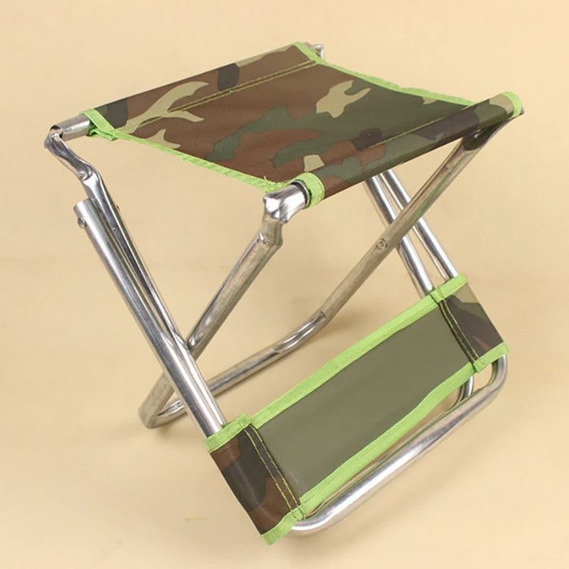 Camouflage Folding Stool with  - مراجعة Kids Outdoor Folding Chair وسعره
