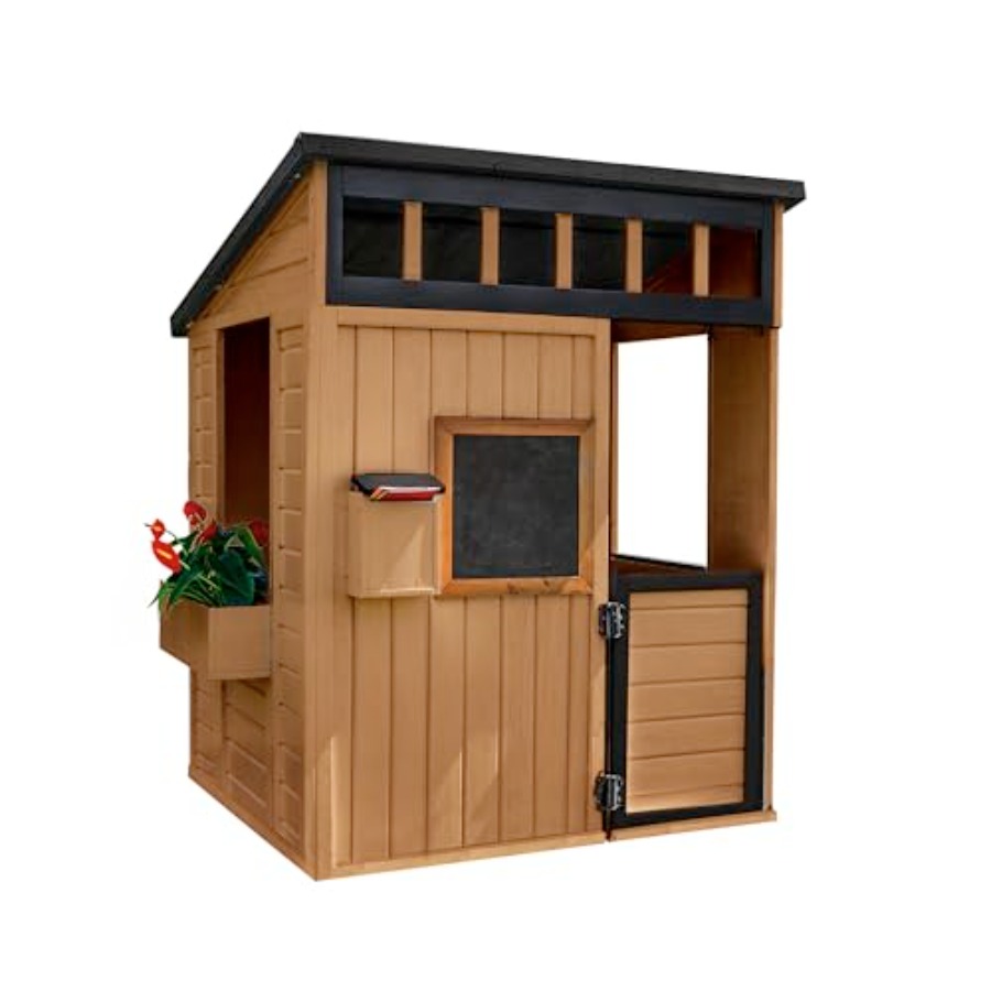 Outdoor kids playhouse for ima - مراجعة Kids Outdoor Chalkboard وسعره