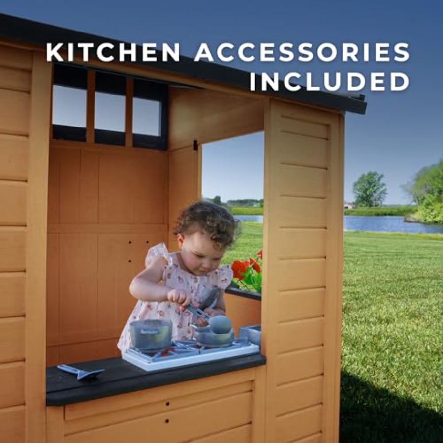 Outdoor kids playhouse for ima - مراجعة Kids Outdoor Chalkboard وسعره