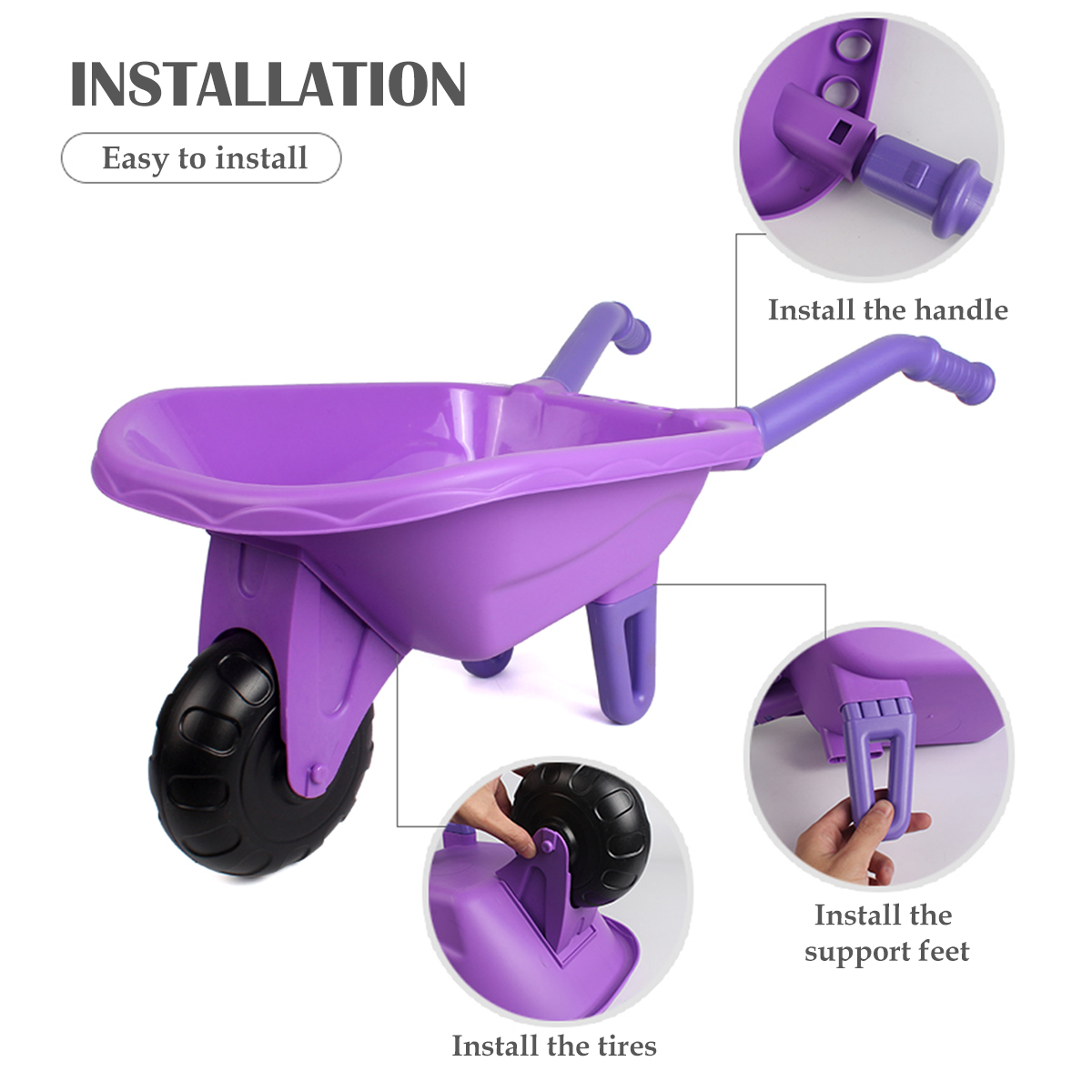 Gardening Tool Set Toys for ki - مراجعة Kids Outdoor Garden Set وسعره