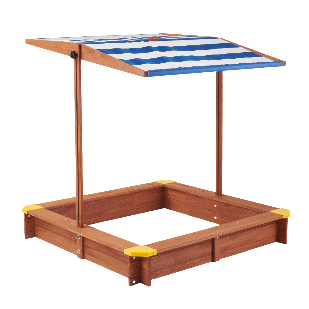 Wooden Kids Picnic Table, Sand - مراجعة Kids Outdoor Umbrella وسعره