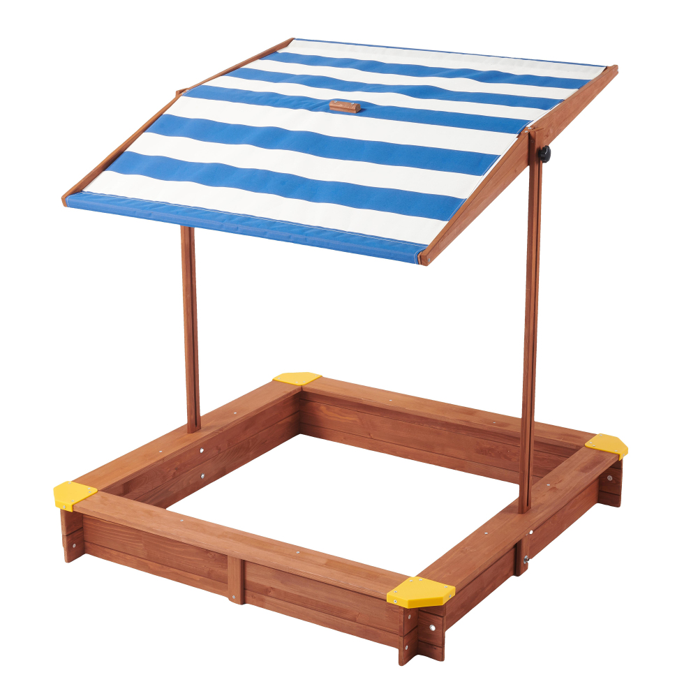 Wooden Kids Picnic Table, Sand - مراجعة Kids Outdoor Umbrella وسعره