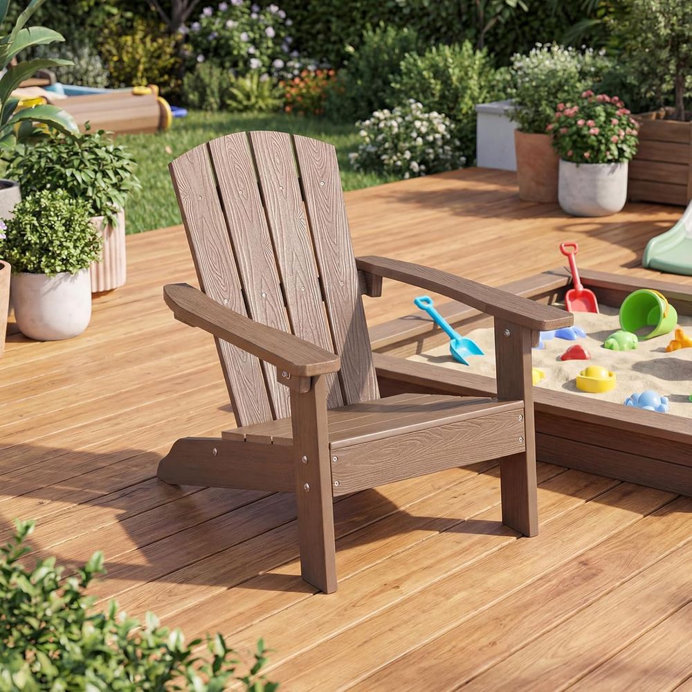 Kids Adirondack Chair, All-Wea - مراجعة Kids Outdoor Adirondack Chair وسعره