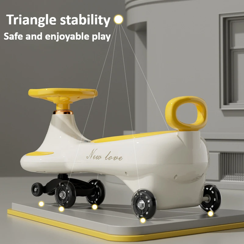 Cute Kids Swing Wiggle Car Ant - مراجعة Kids Outdoor Ride On وسعره