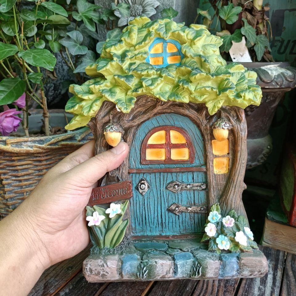 Wooden Miniature Fairy Gnome E - مراجعة Kids Outdoor Fairy Garden وسعره
