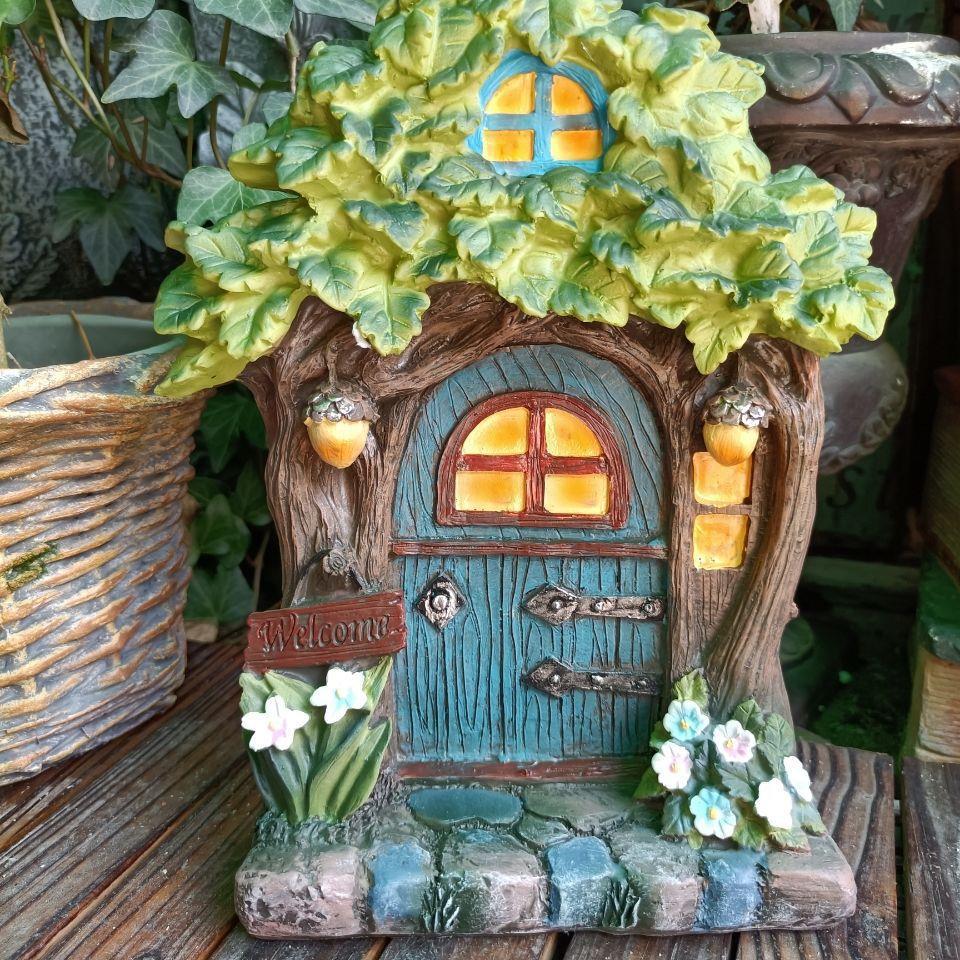 Wooden Miniature Fairy Gnome E - مراجعة Kids Outdoor Fairy Garden وسعره