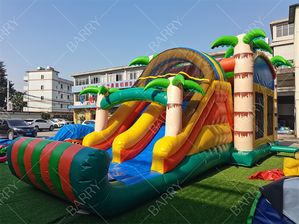 Hot Sale Small Jungle Inflatab - مراجعة Kids Outdoor Treehouse وسعره