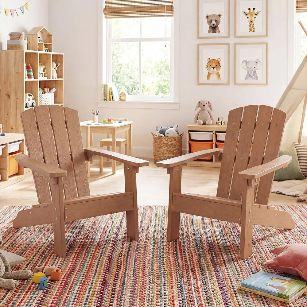 Kids Adirondack Chair, AllWeat - مراجعة Kids Outdoor Adirondack Chair وسعره