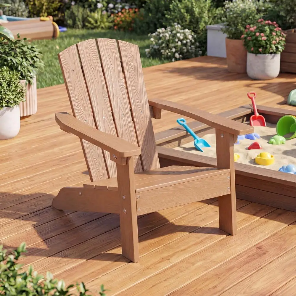 Kids Adirondack Chair, AllWeat - مراجعة Kids Outdoor Adirondack Chair وسعره
