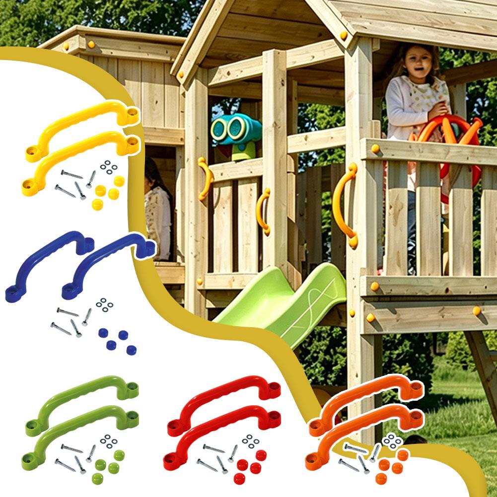Playground Safety Handles For  - مراجعة Kids Outdoor Climbing Frame وسعره