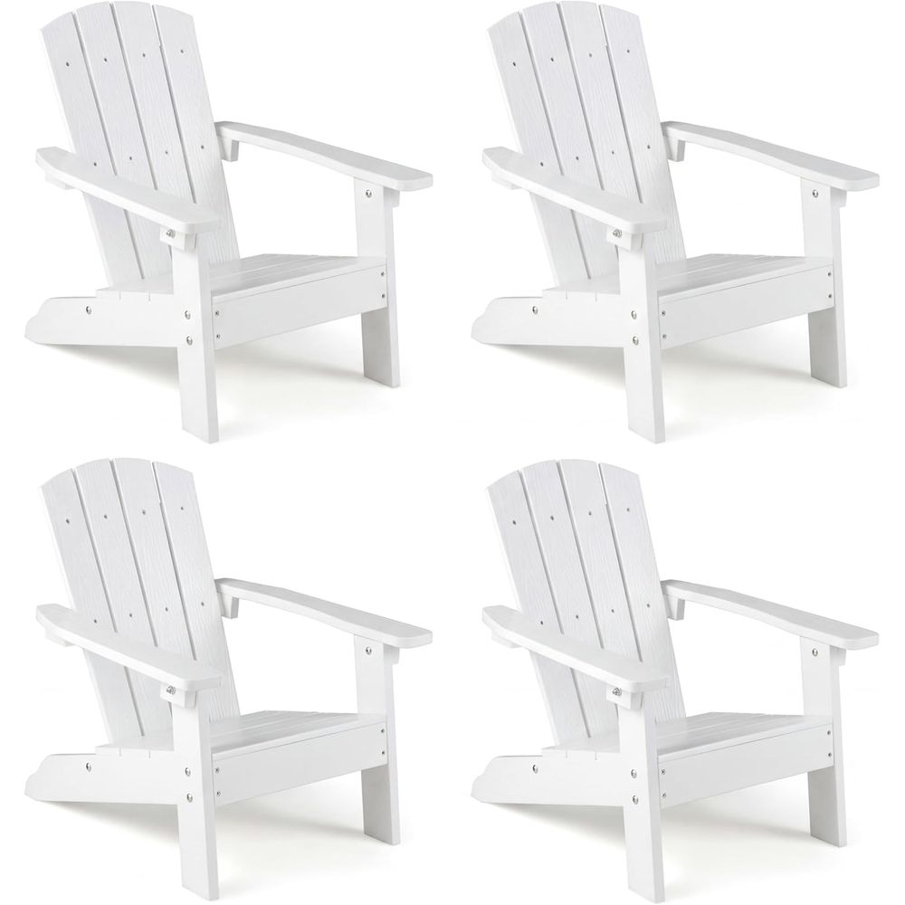 Kids Adirondack Chair, All-Wea - مراجعة Kids Outdoor Adirondack Chair وسعره