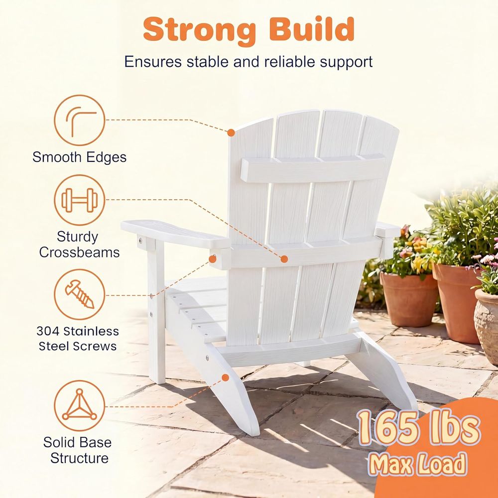 Kids Adirondack Chair, All-Wea - مراجعة Kids Outdoor Adirondack Chair وسعره
