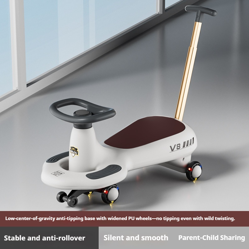 OULEXI V8 Kids Swing Car 1-6 Y - مراجعة Kids Outdoor Ride On وسعره