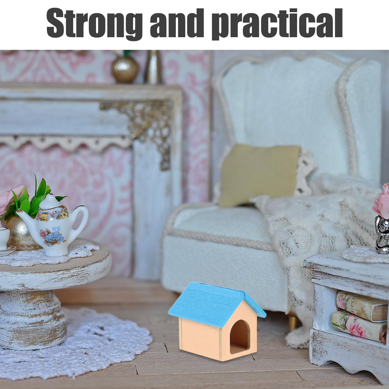 3pcs Dollhouse Pet Accessories - مراجعة Kids Outdoor Fairy Garden وسعره