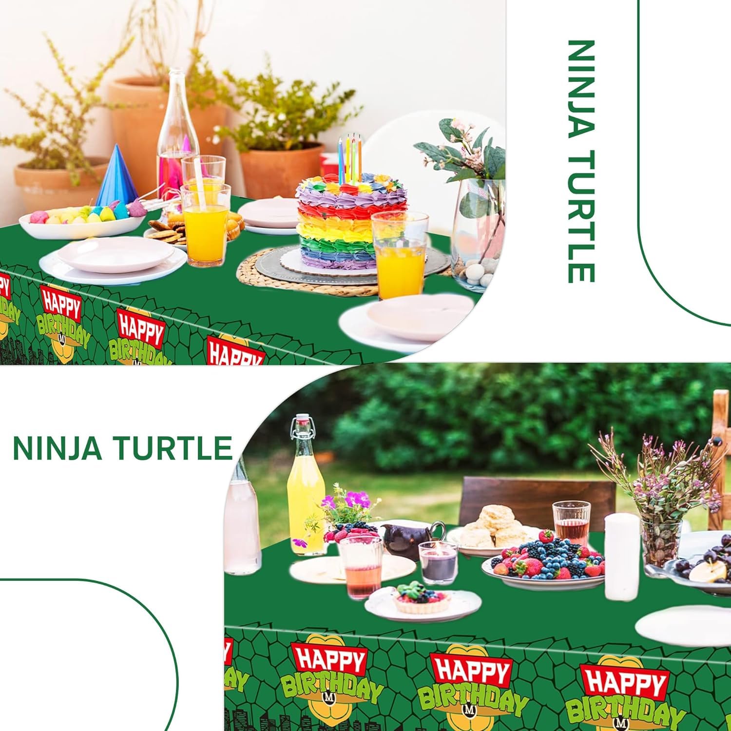 Ninja Turtle Tablecloth for Ki - مراجعة Kids Outdoor Water Table وسعره