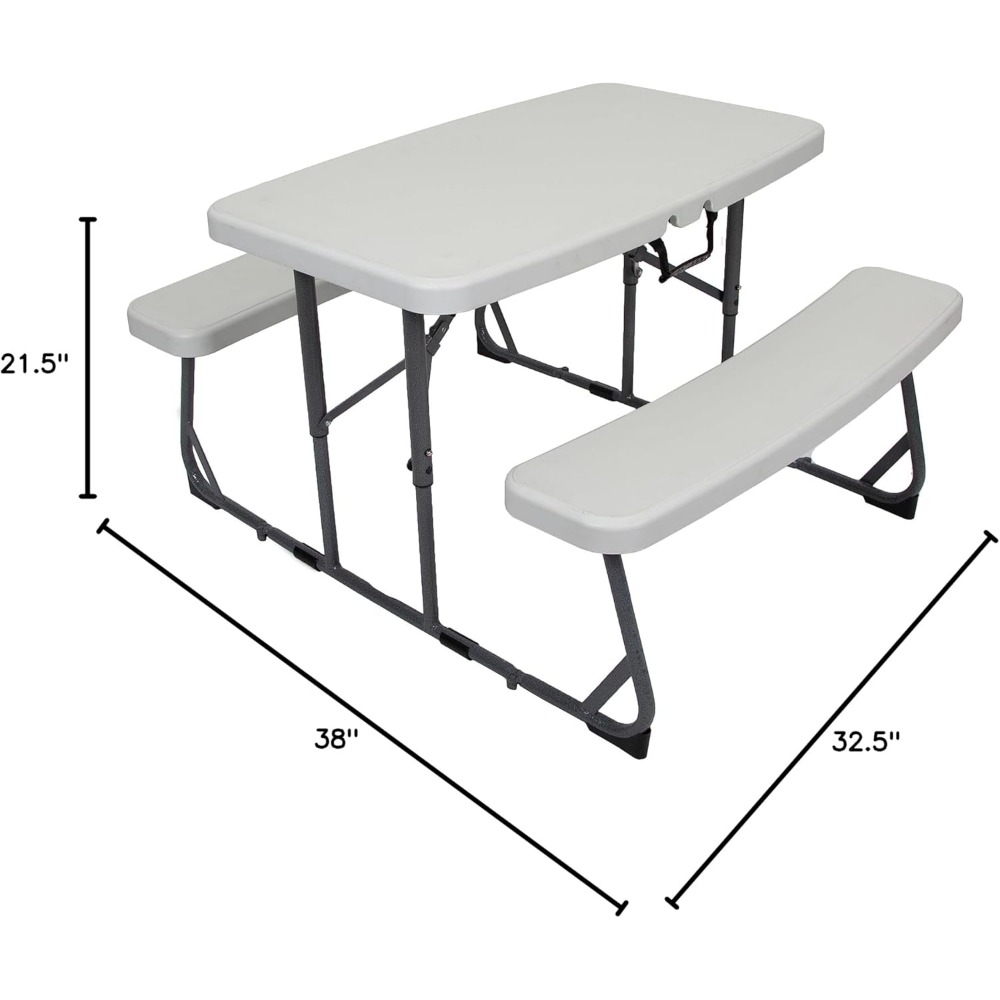 Compact Kids Folding Picnic Ta - مراجعة Kids Outdoor Dining Table وسعره