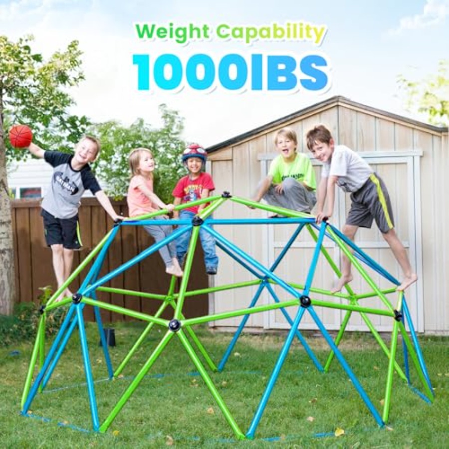 Outdoor Geometric Dome Climber - مراجعة Kids Outdoor Climbing Frame وسعره