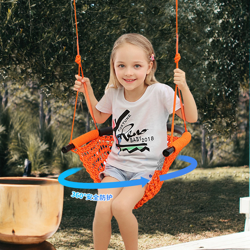 Kids Hammock Nest Swing Hand W - مراجعة Kids Outdoor Nest Swing وسعره