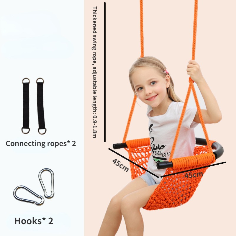 Kids Hammock Nest Swing Hand W - مراجعة Kids Outdoor Nest Swing وسعره