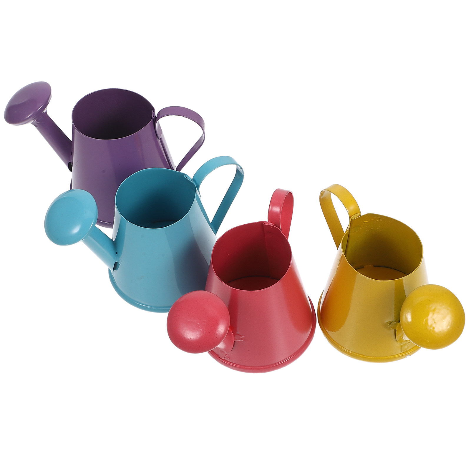 4Pcs Mini Metal Watering Can C - مراجعة Kids Outdoor Garden Set وسعره