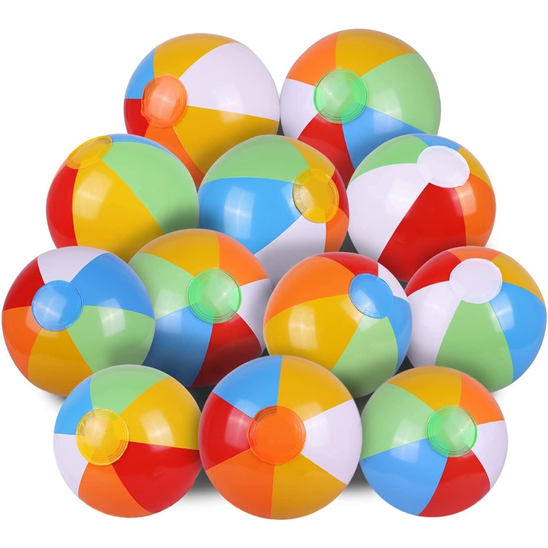 5 Pack Bulk Rainbow Inflatable - مراجعة Outdoor Games For Kids وسعره
