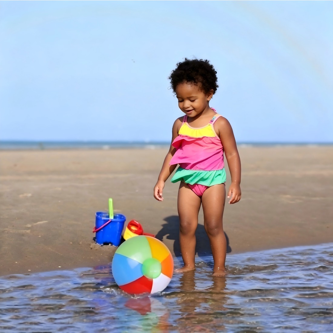 5 Pack Bulk Rainbow Inflatable - مراجعة Outdoor Games For Kids وسعره