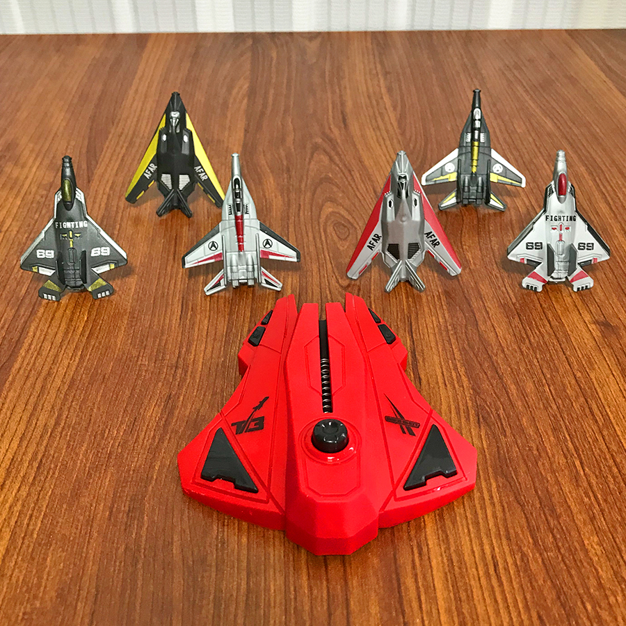 6pcs Fighter Plane Red Launche - مراجعة Outdoor Games For Kids وسعره