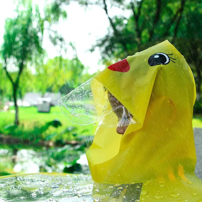 Kids UFO Raincoat Duck Hooded  - مراجعة Kids Outdoor Umbrella وسعره