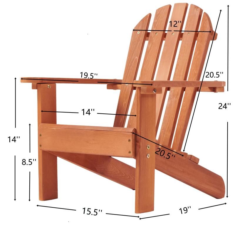 Wooden Kid's Adirondack Chair  - مراجعة Kids Outdoor Adirondack Chair وسعره
