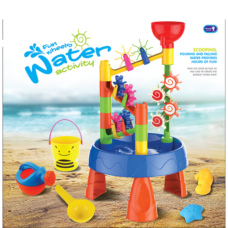 32PCS Water Wheel Sand & Water - مراجعة Kids Outdoor Water Table وسعره